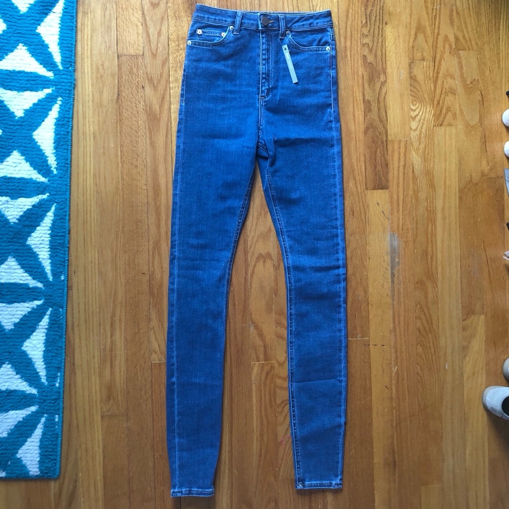 ASOS High Waisted Skinny Jeans, Tall Size, 26/38